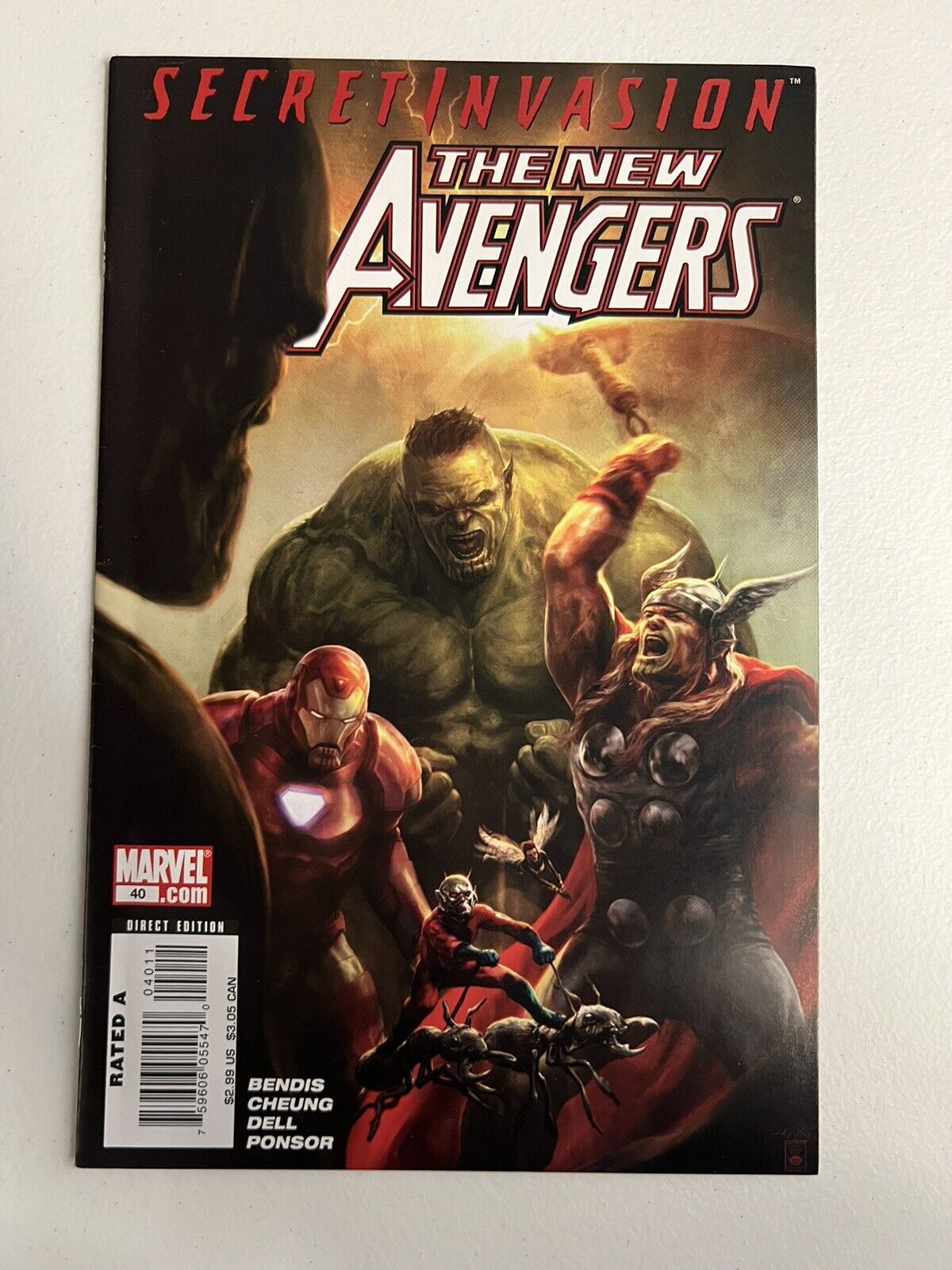 New Avengers #40 KEY 1st Veranke the Skrull Queen (Marvel, 2008) Nice Copy