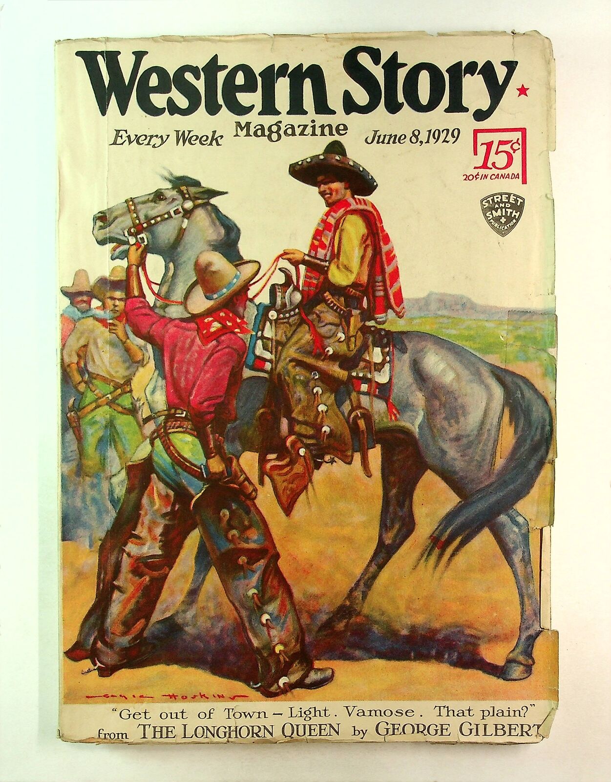 Western Story Magazine Pulp 1st Series Jun 8 1929 Vol. 87 #3 VG- 3.5