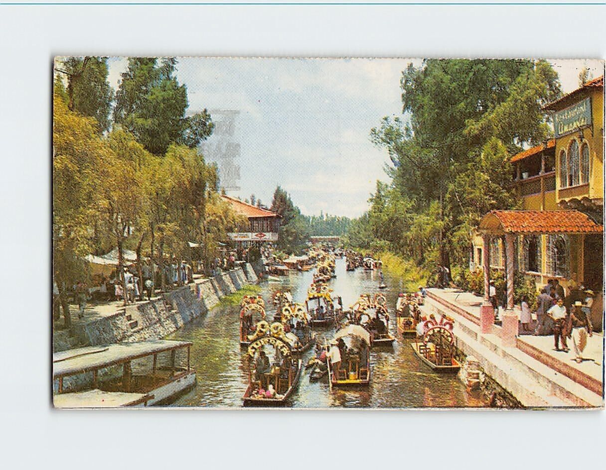 Postcard Xochimilco Mexico City Mexico