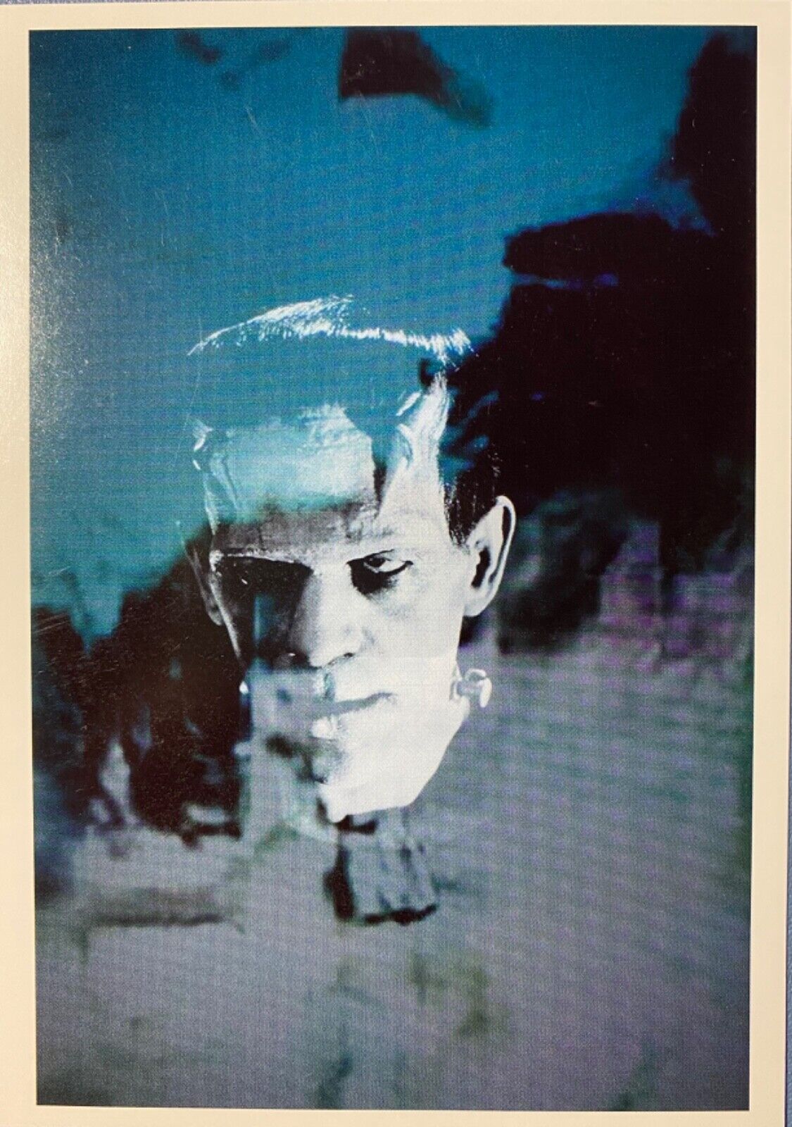 Boris Karloff - Art Postcard - The Artificial Human - Film Museum Germany 2008