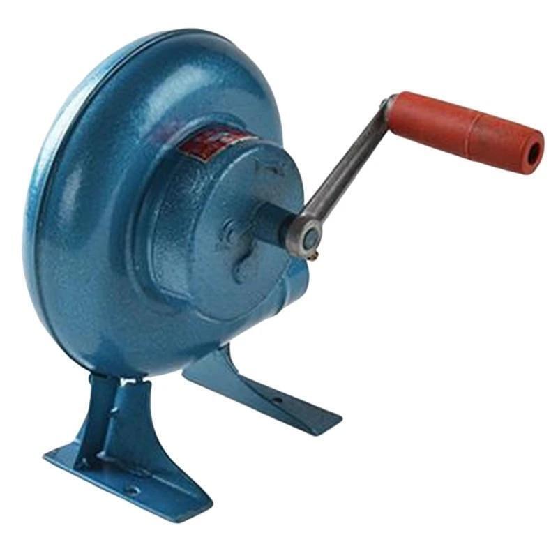 Hand Blower,hand Crank Blacksmith Forge Blower Manual Fan for Outdoor Acativity