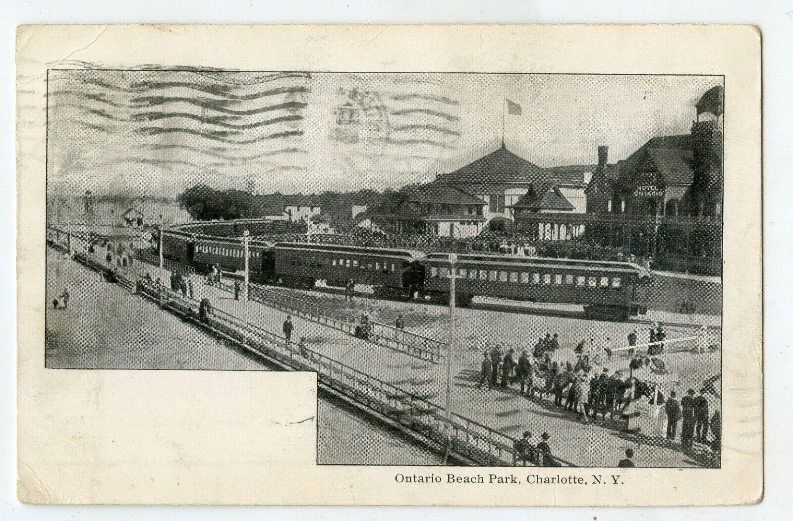 Antique Postcard 1905 Ontario Beach Park Charlotte NY 