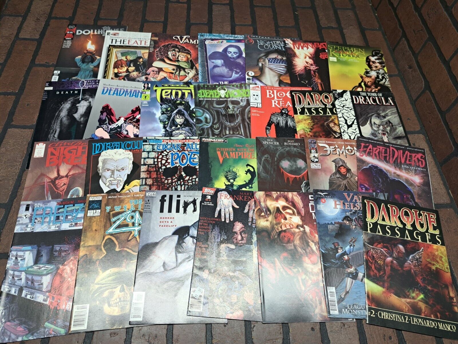 Random Mixed Horror Comic Book Lot Of 28 Smaller Publishers 