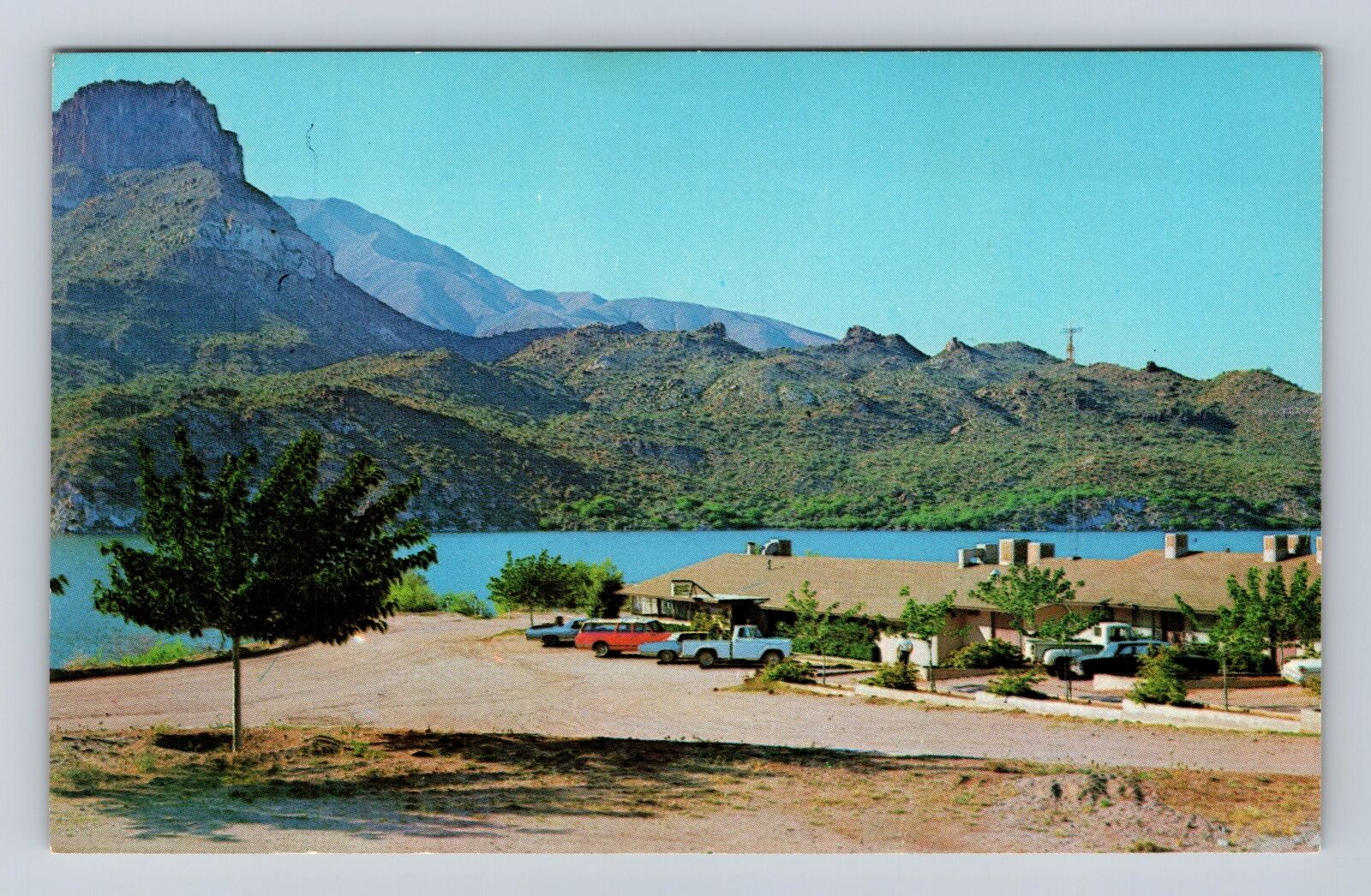Roosevelt AZ-Arizona, Apache Lake Resort, Advertising, Antique Vintage Postcard