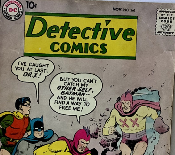 Detective Comics #261 VG+ Batman 1st App Dr. Double X Secret Sound DC 1958