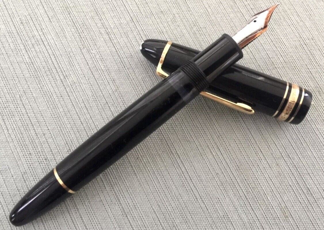 Vtg Montblanc 146 Meisterstuck 14K Fountain Pen 4810 Made in Germany