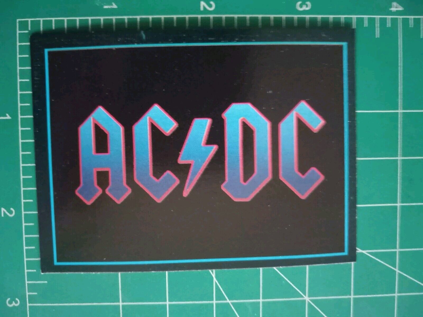 1994 Argentina Rock MUSIC CARD ULTRA FIGUS AC DC GROUP BAND LOGO