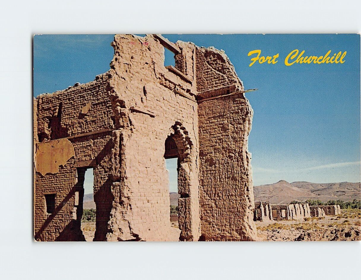 Postcard Fort Churchill Nevada USA