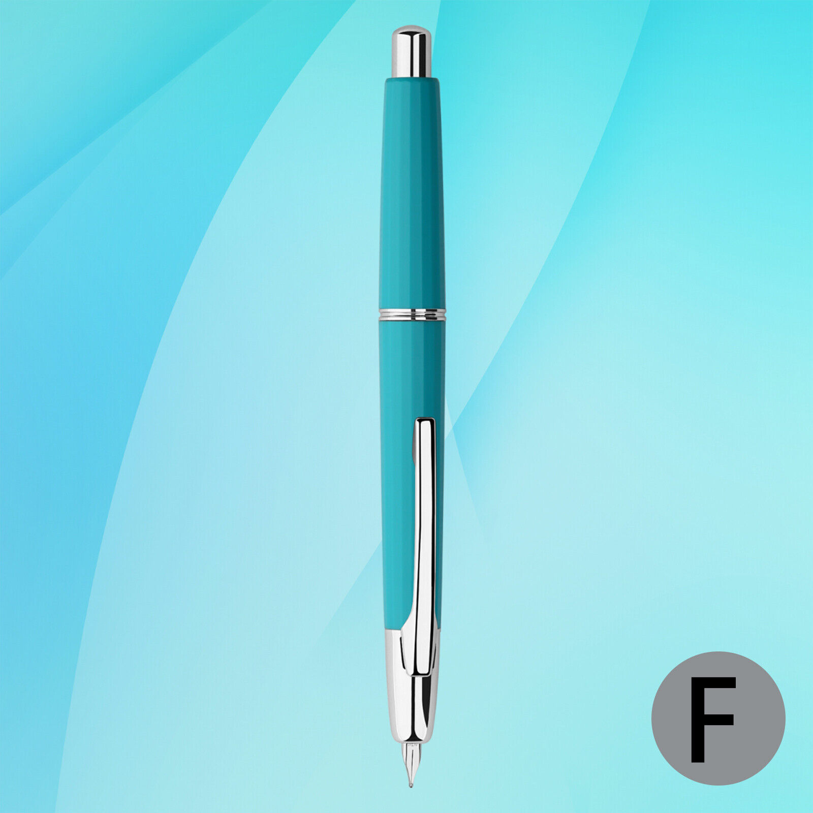 MAJOHN A2 Press Fountain Pen Retractable EF Nib Resin Writing Office Ink Pen UeH