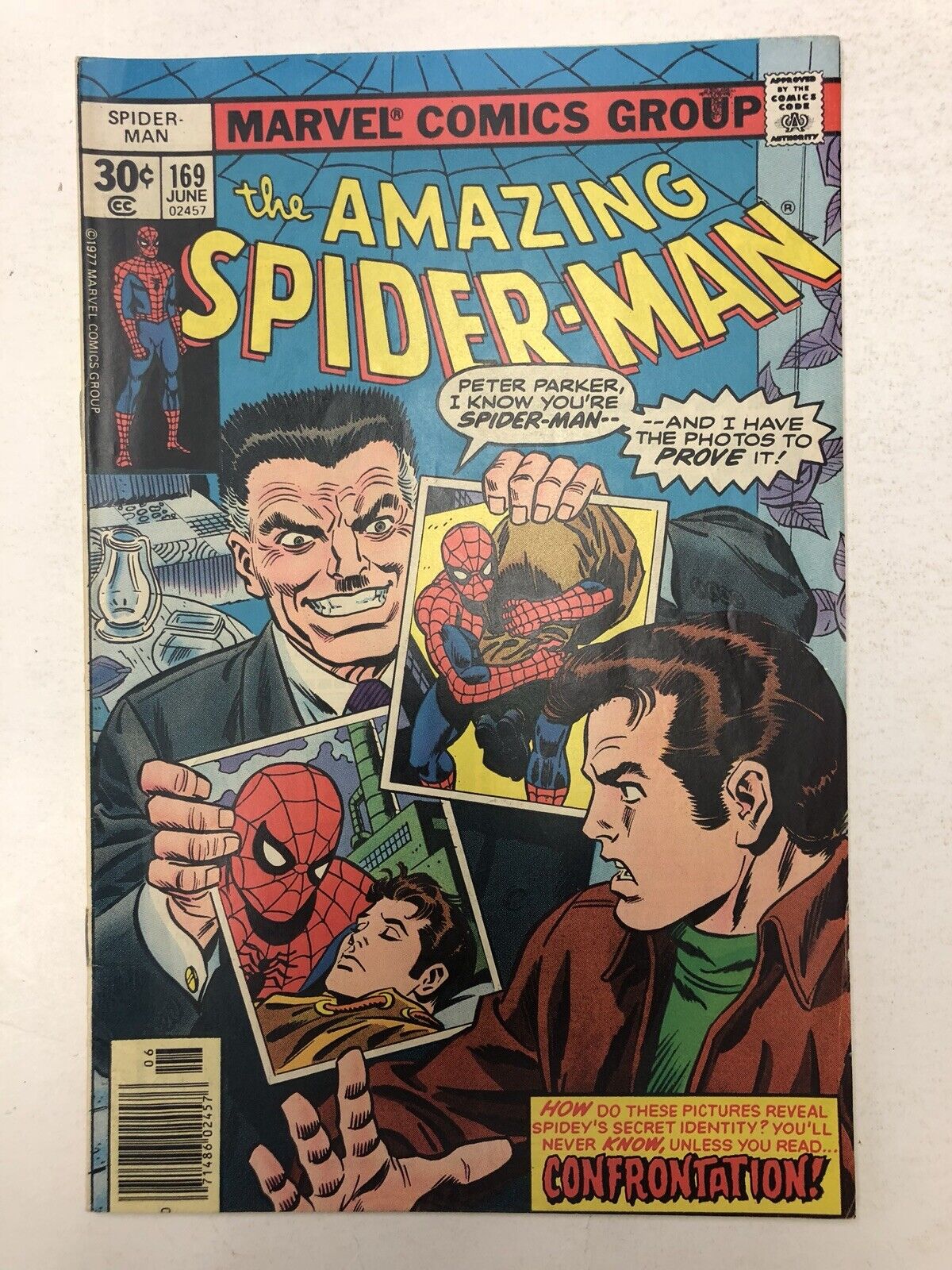 Amazing Spider-Man #169 FN+ Wein/Andru Doctor Faustus 1977 Marvel Comics