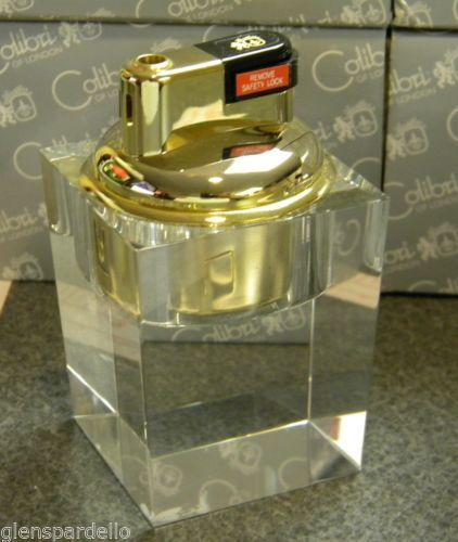 Colibri crystal Table Lighter special price  silver 