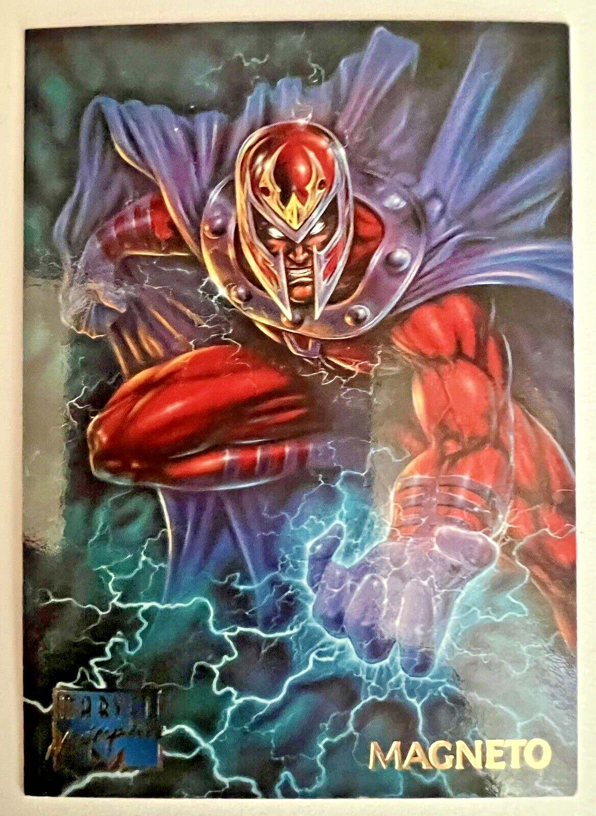 Magneto Card #63 - Dimitrios Patelis - Marvel Masterpieces - 1995 - Fleer