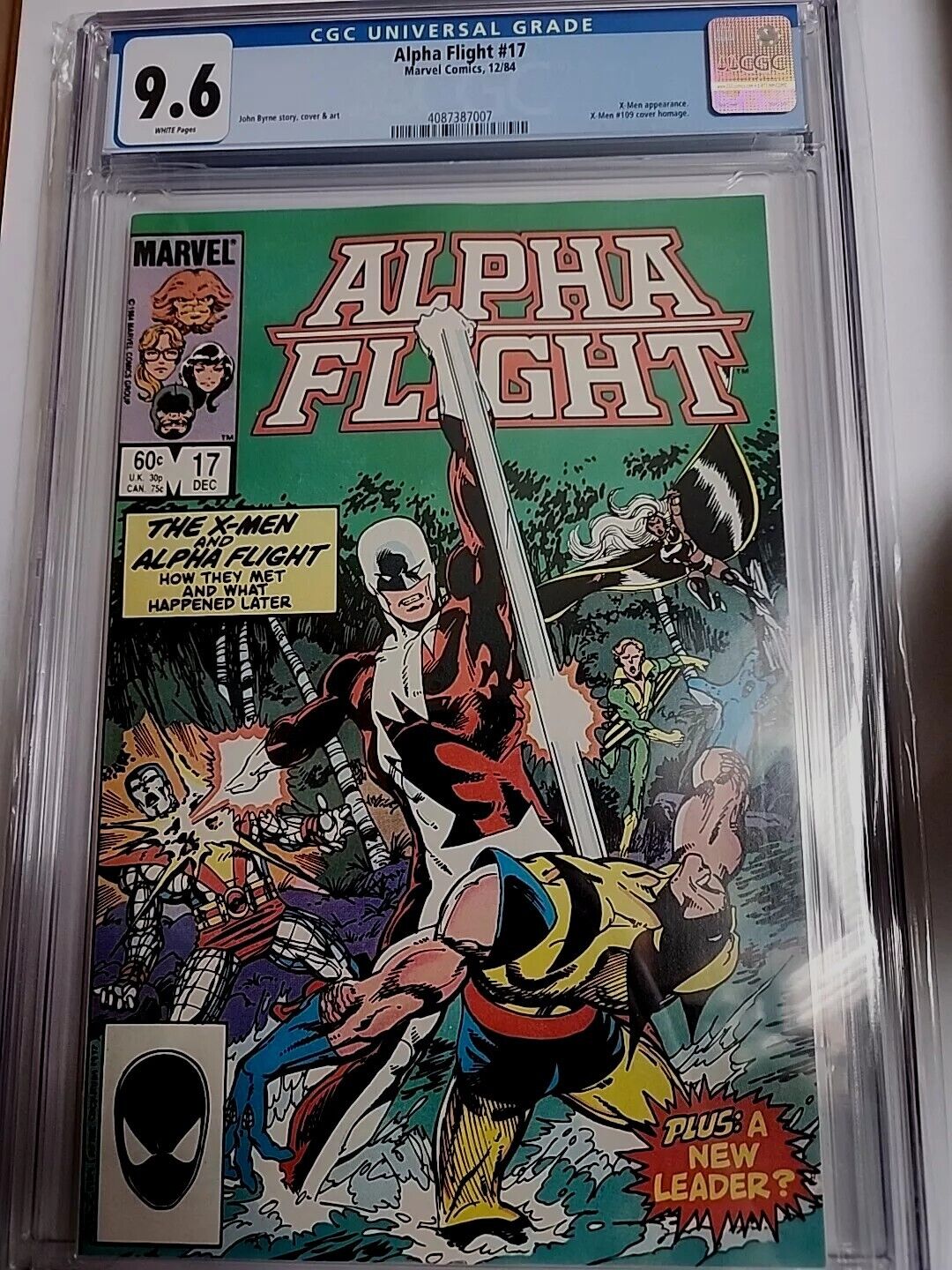 Alpha flight 17 CGC 9.6 KEY X-Men appearance from the cover of X-Men 109 1978✨