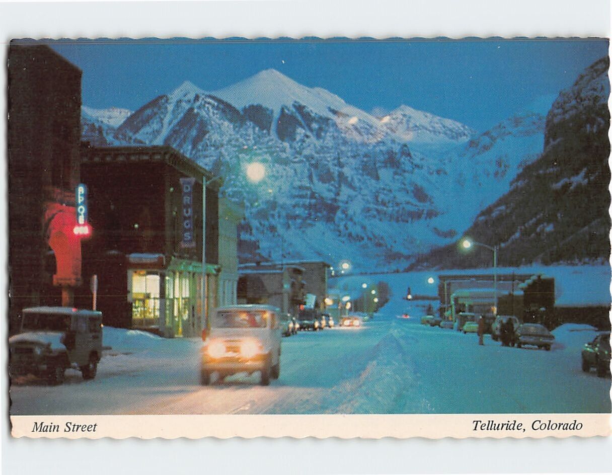 Postcard Main Street Telluride Colorado USA