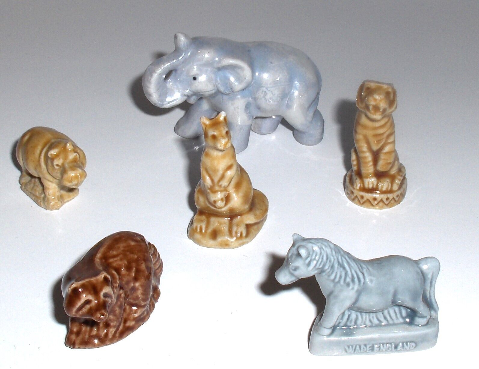 Lot Of 6 Miniature Porcelain Animal Figurines