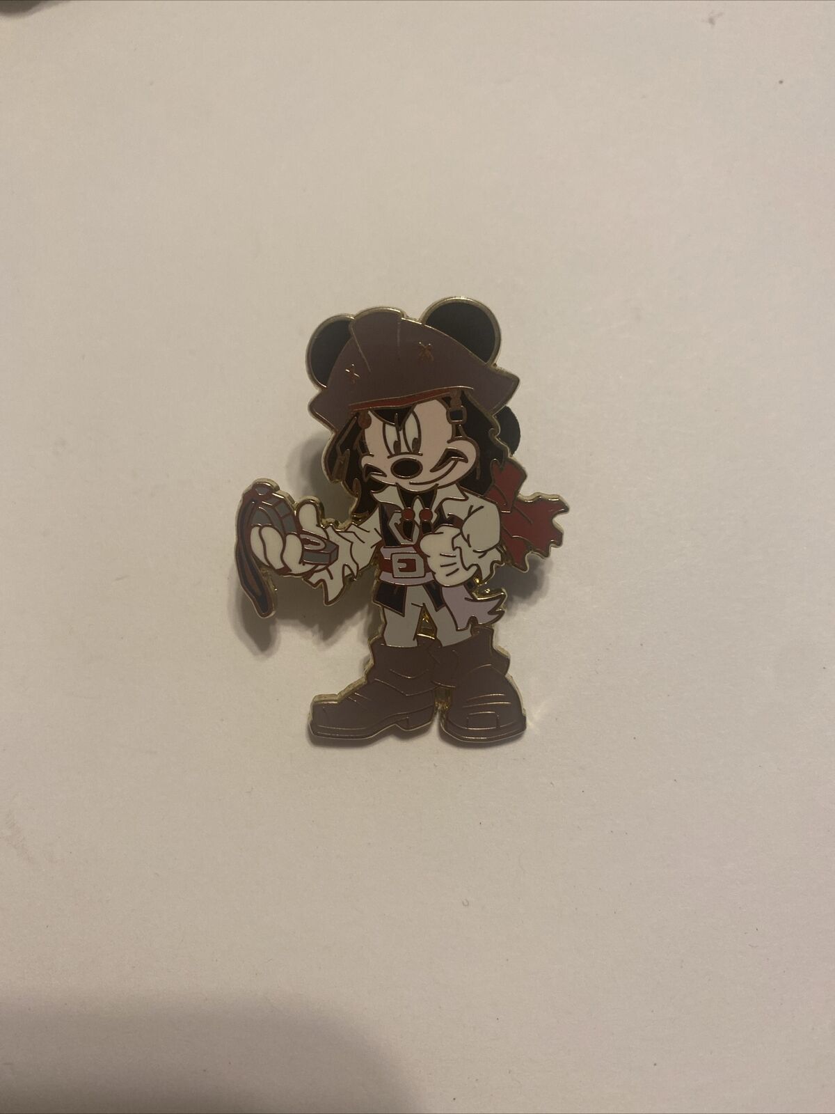 DISNEY WDW 2009 PIRATES OF THE CARIBBEAN MICKEY MOUSE AS JACK SPARROW PIN