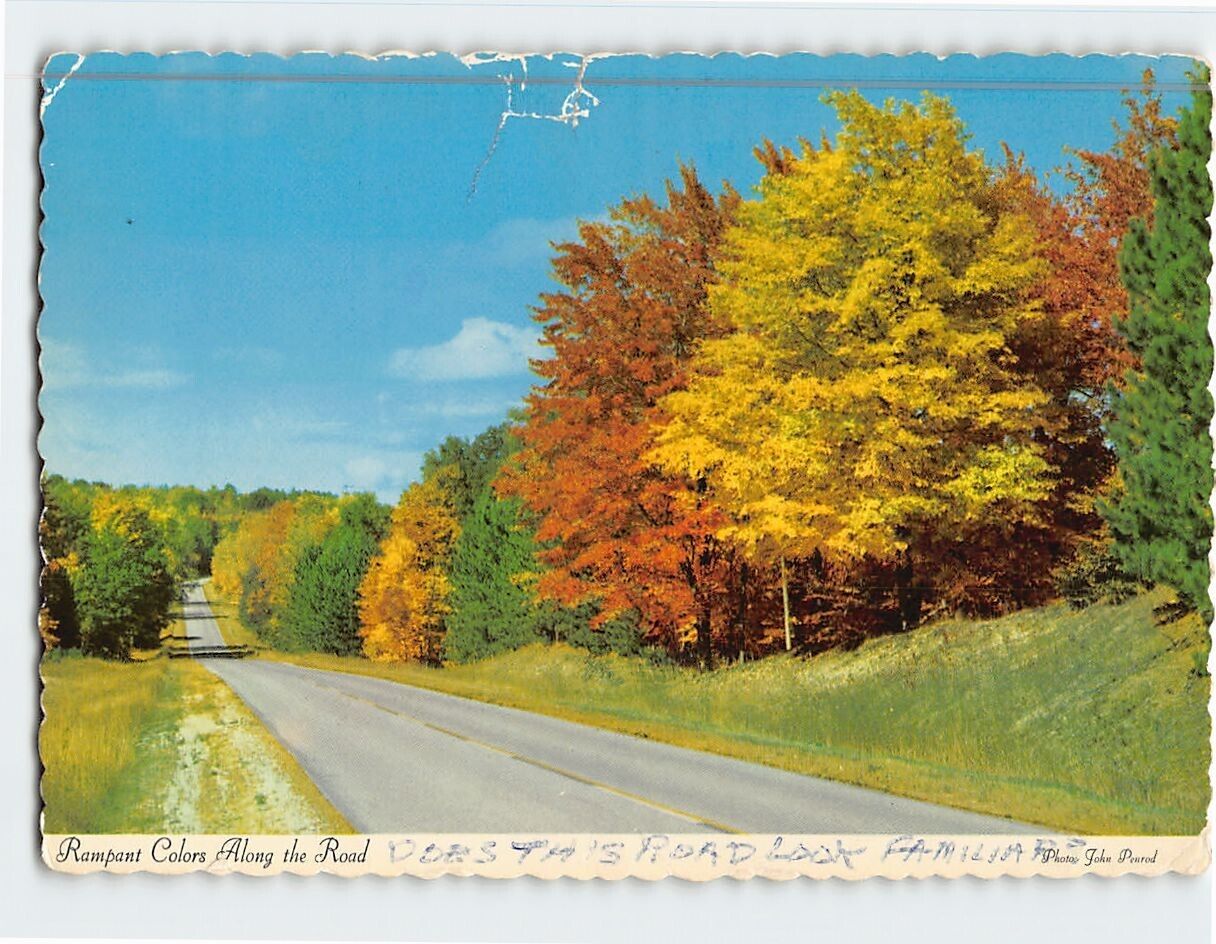 Postcard Michigan Fall Scenery