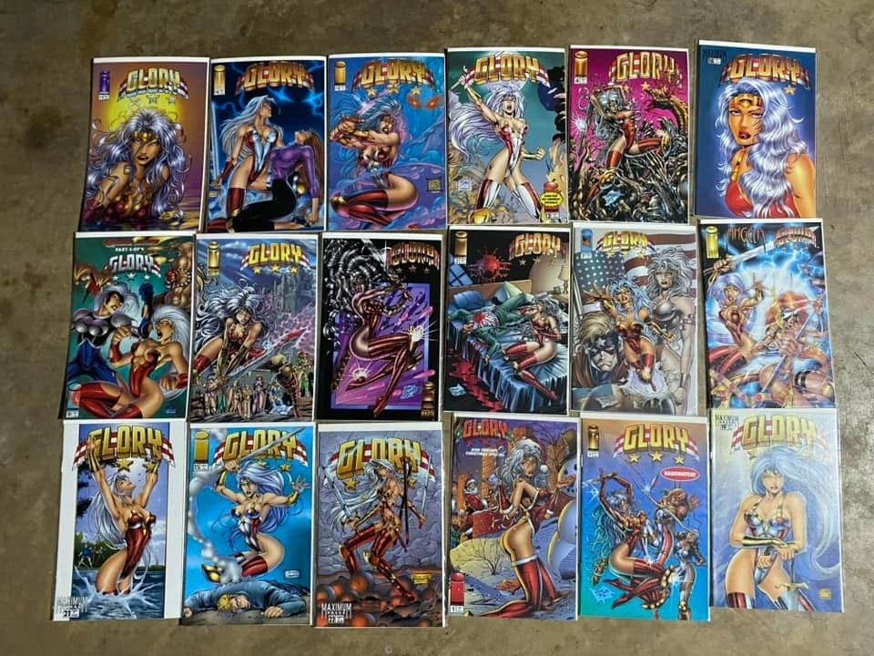 Lot of 18 Vintage Glory Comic Books by Image Comics