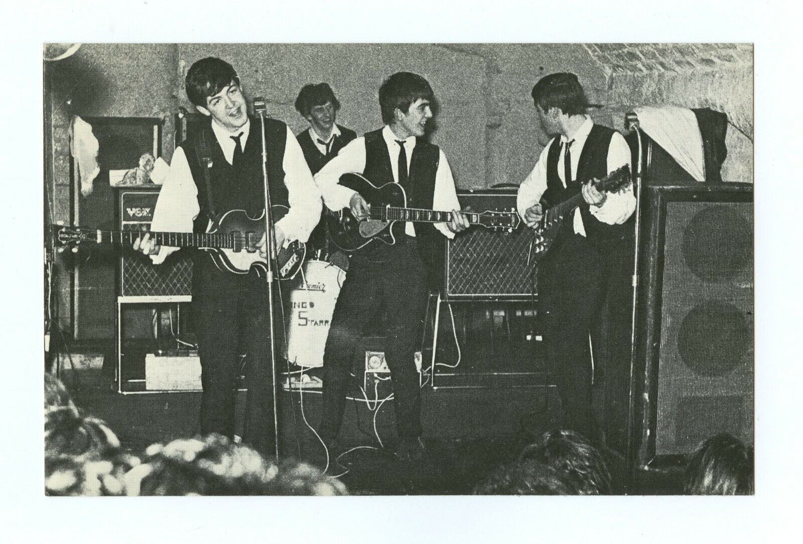 The Beatles Postcard the Beatles at Cavern Club 1964 Peter Kaye R1981