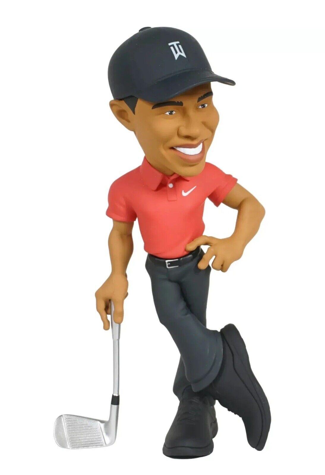 Tiger Woods smALL-Stars Collectible Figure, NEW Upper Deck Sunday Red Nike Shirt
