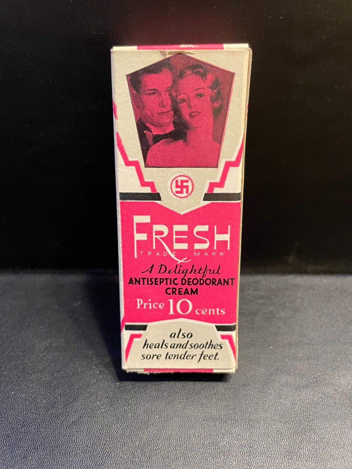 Vtg Fresh A Delightful Antiseptic Deororant Cream w/ Original Box & Instructions