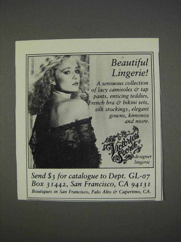 1982 Victoria\'s Secret Lingerie Ad