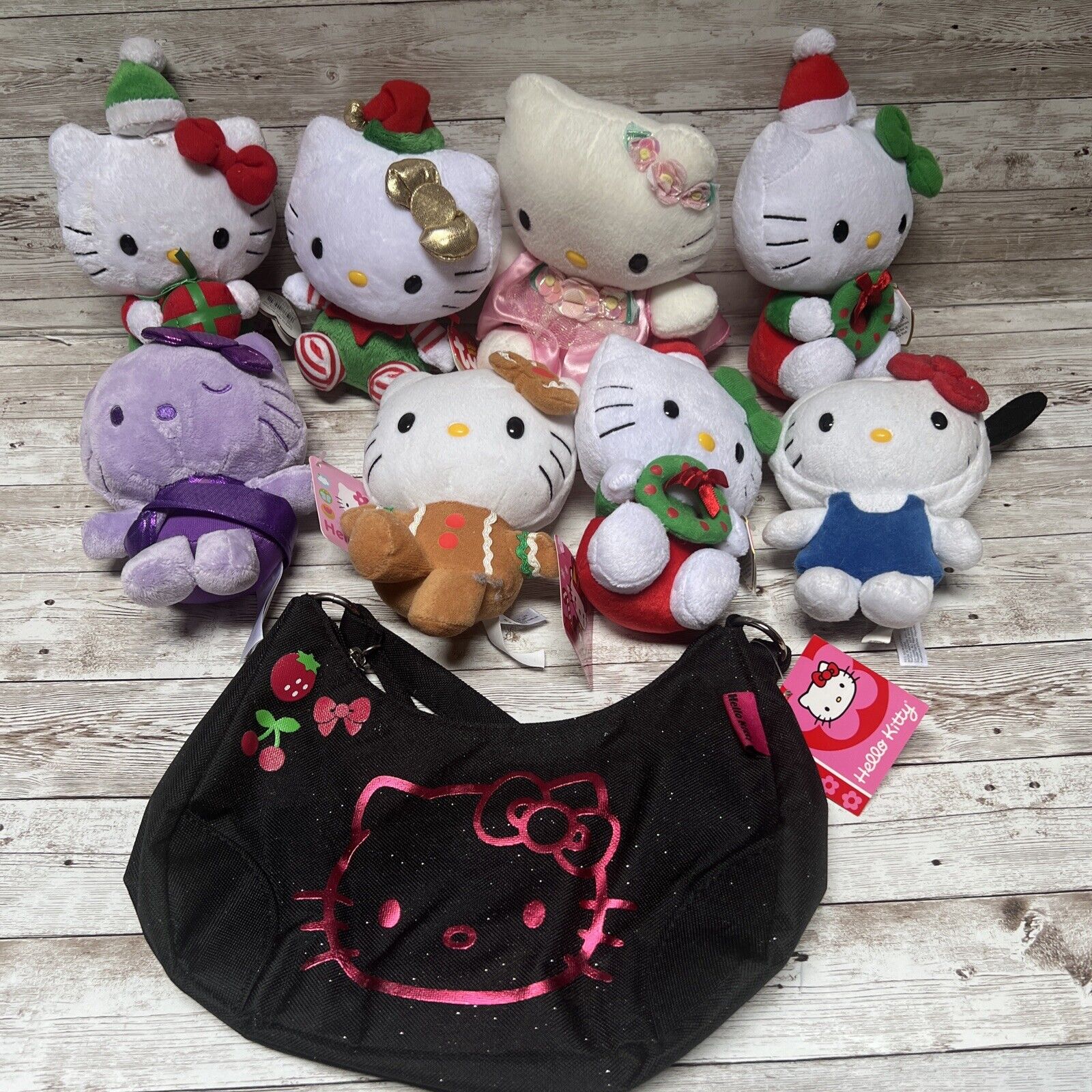 Hello Kitty Sanrio TY Beanie Baby Plush Toys 6\
