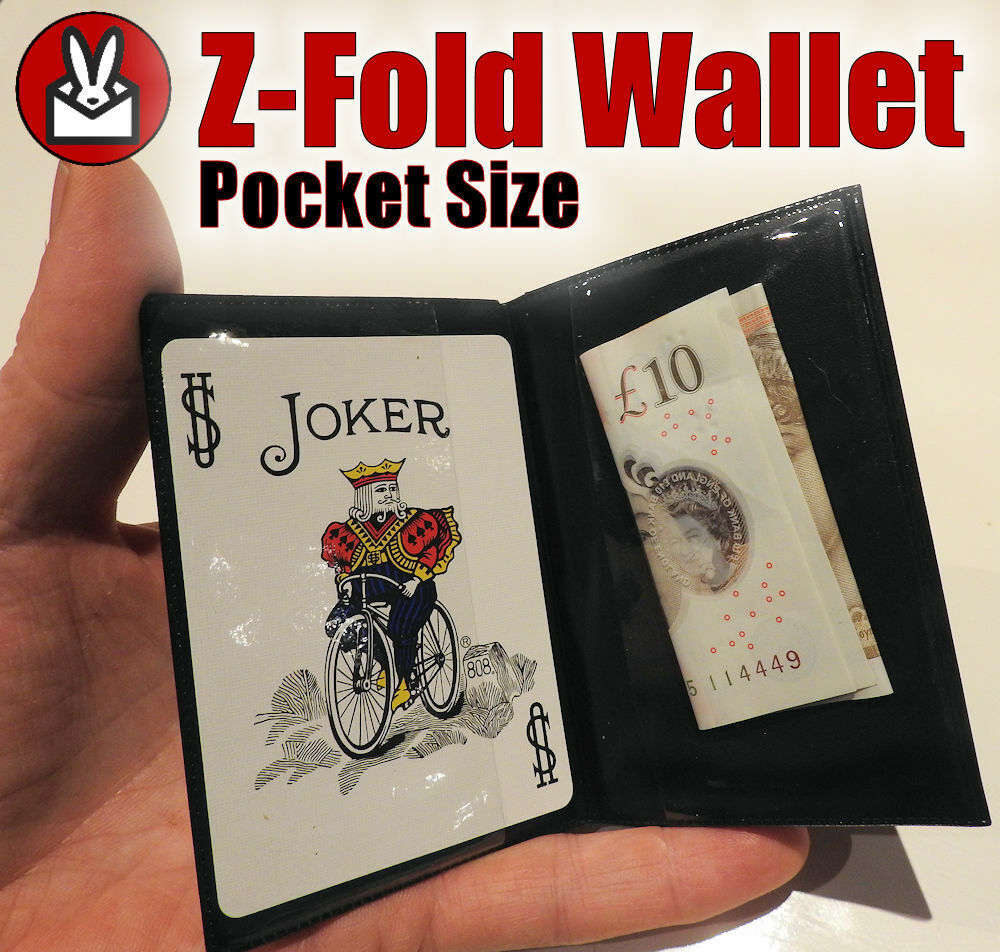 SMALL Z FOLD SWAP WALLET SWITCH VANISH CARD MONEY HIMBER CHANGE MIND MAGIC TRICK