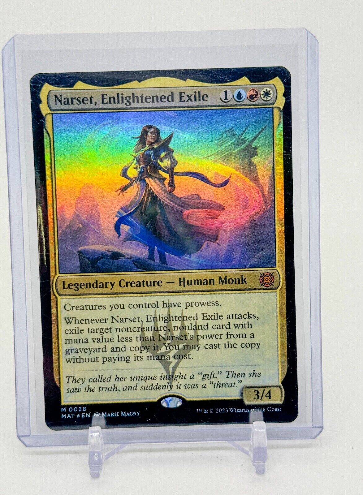 NM Foil Narset, Enlightened Exile 38 March of the Machine Aftermath MTG Magic