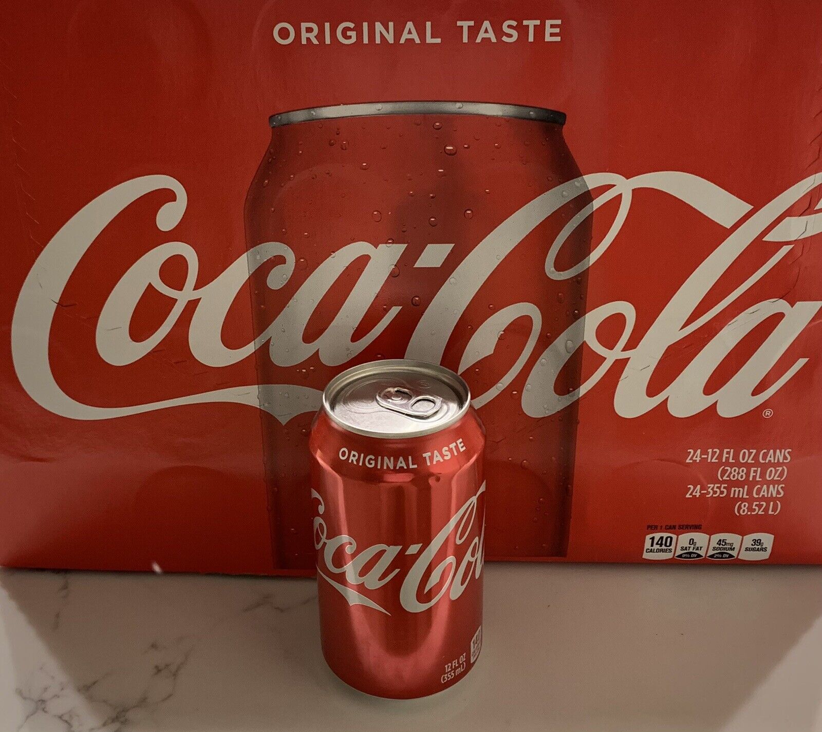 2021 - ERROR - COKE Can Sealed Empty Factory Mistake - WITH BOX-PAPERWORK RARE