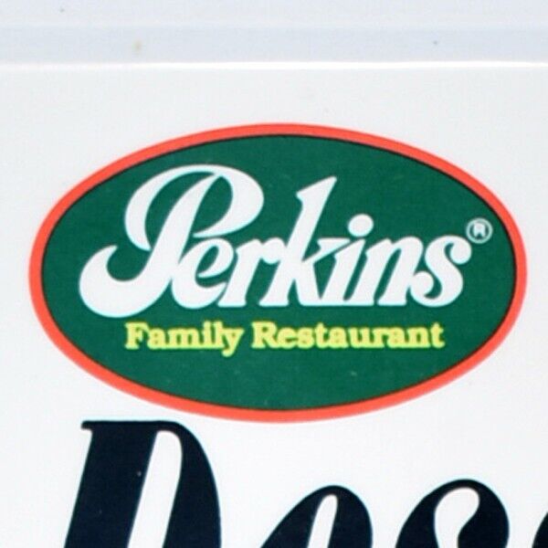 Vintage 1990s Perkins Restaurant & Bakery Restaurant Just Desserts Menu