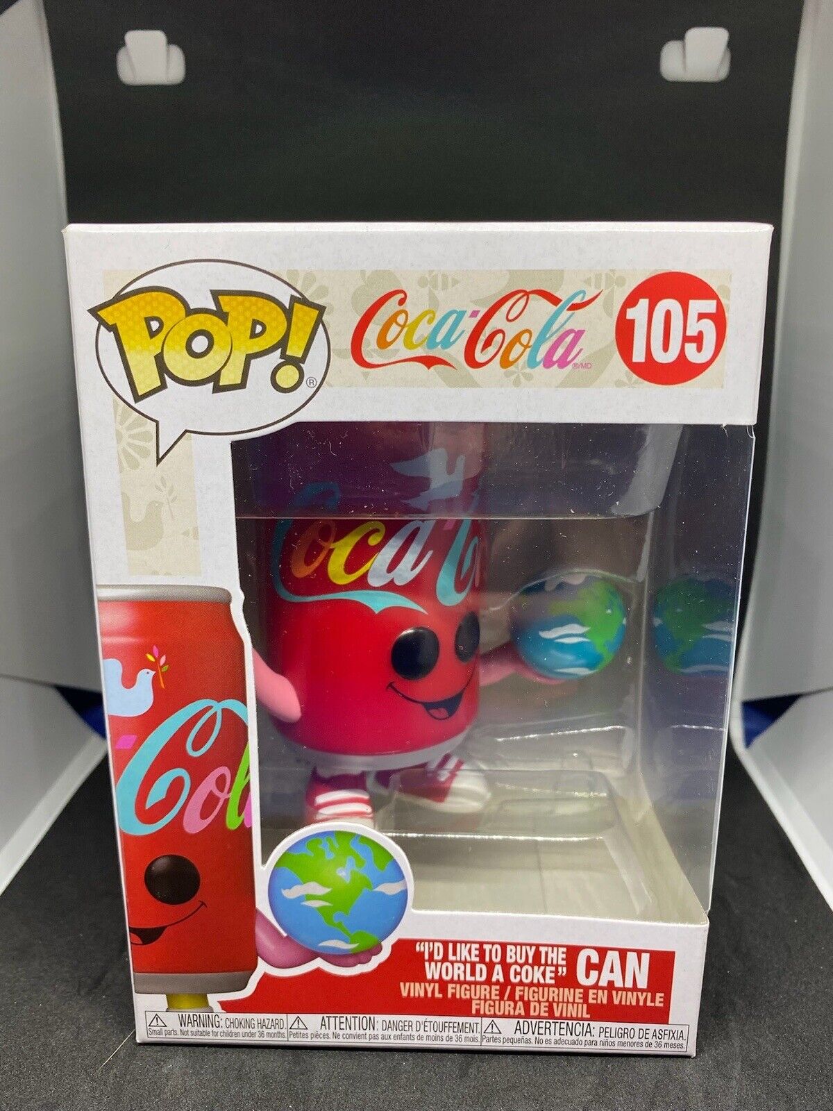 Funko POP I'D LIKE TO BUY THE WORLD A COKE CAN #105 Coca-Cola Vinyl Figure MAY