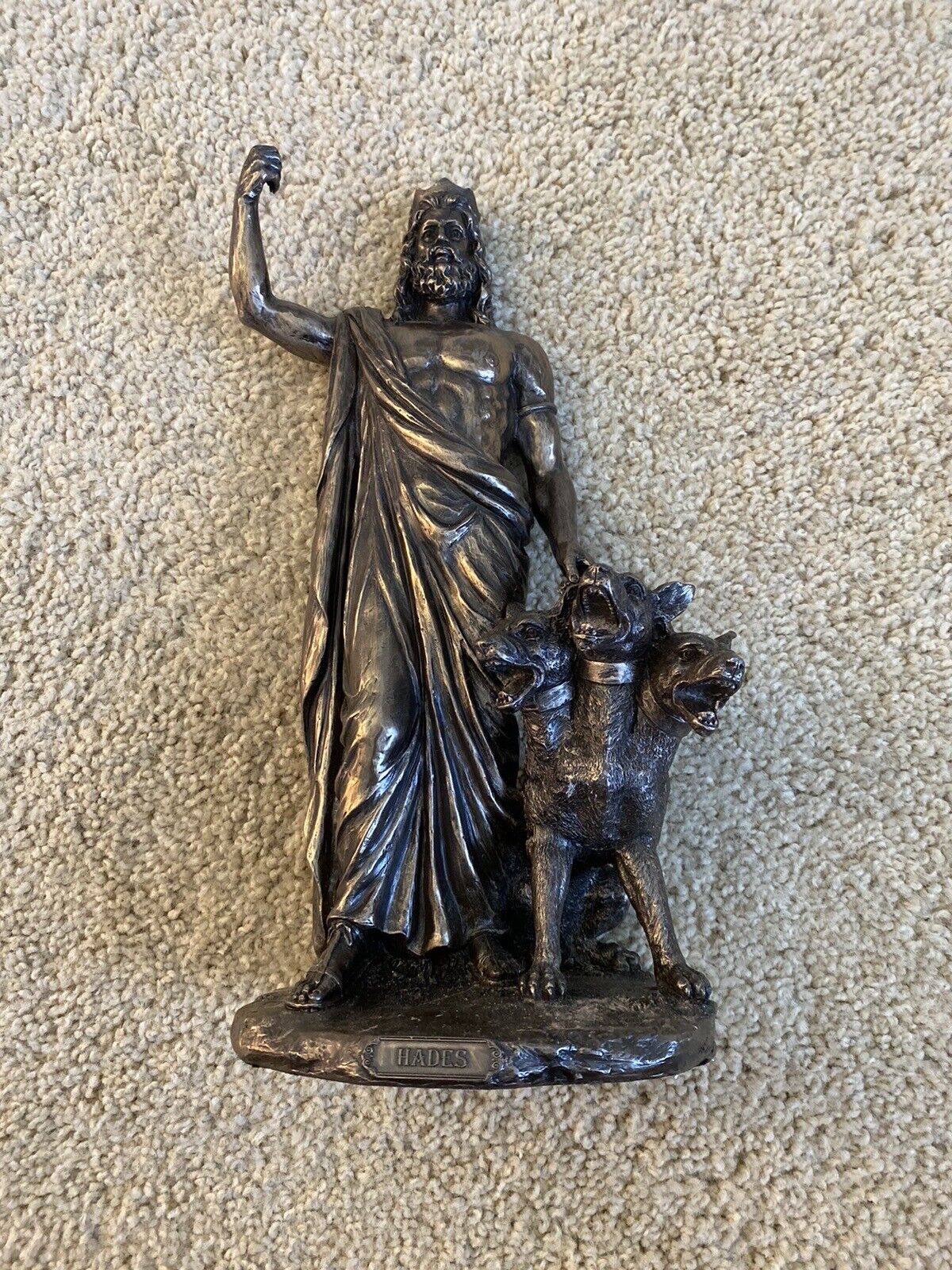 Hades With Cerberus Veronese Designs Statue 12.6in Tall Vintage Rare