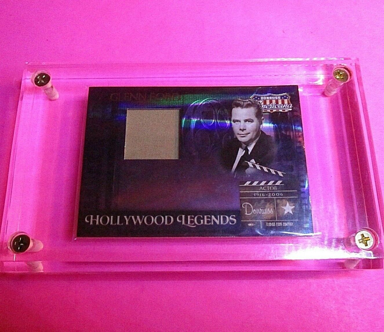 2007 Donruss Americana, Glenn Ford Hollywood Legends - Swatch Relic card #d/350