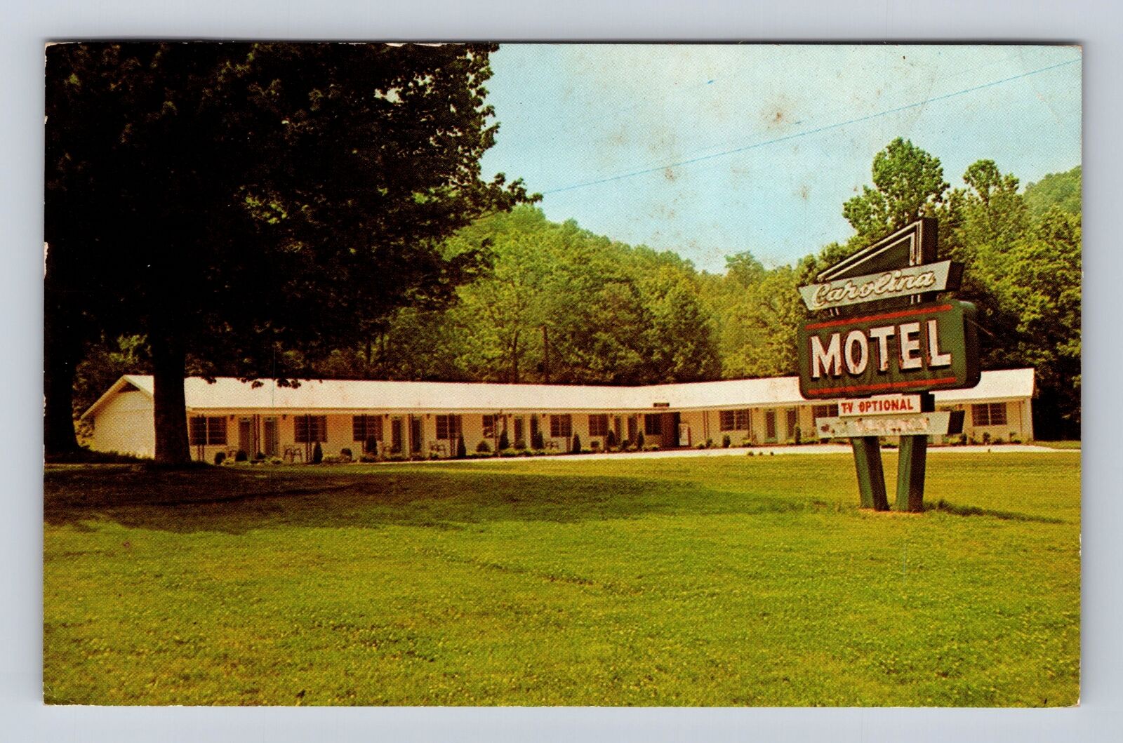 Franklin NC-North Carolina The Carolina Motel Advertising Vintage c1963 Postcard