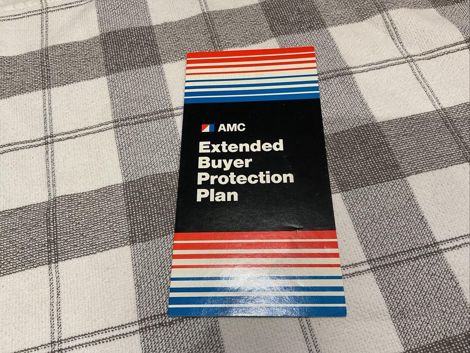 1983 AMC extended buyer protection plan warranty brochure