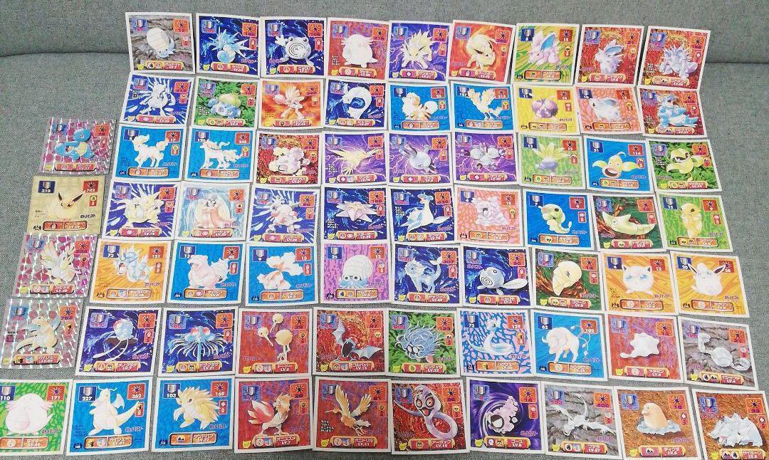 1996 1997 Original Pokemon Amada Seal Retsuden Approximately 71 Sheets