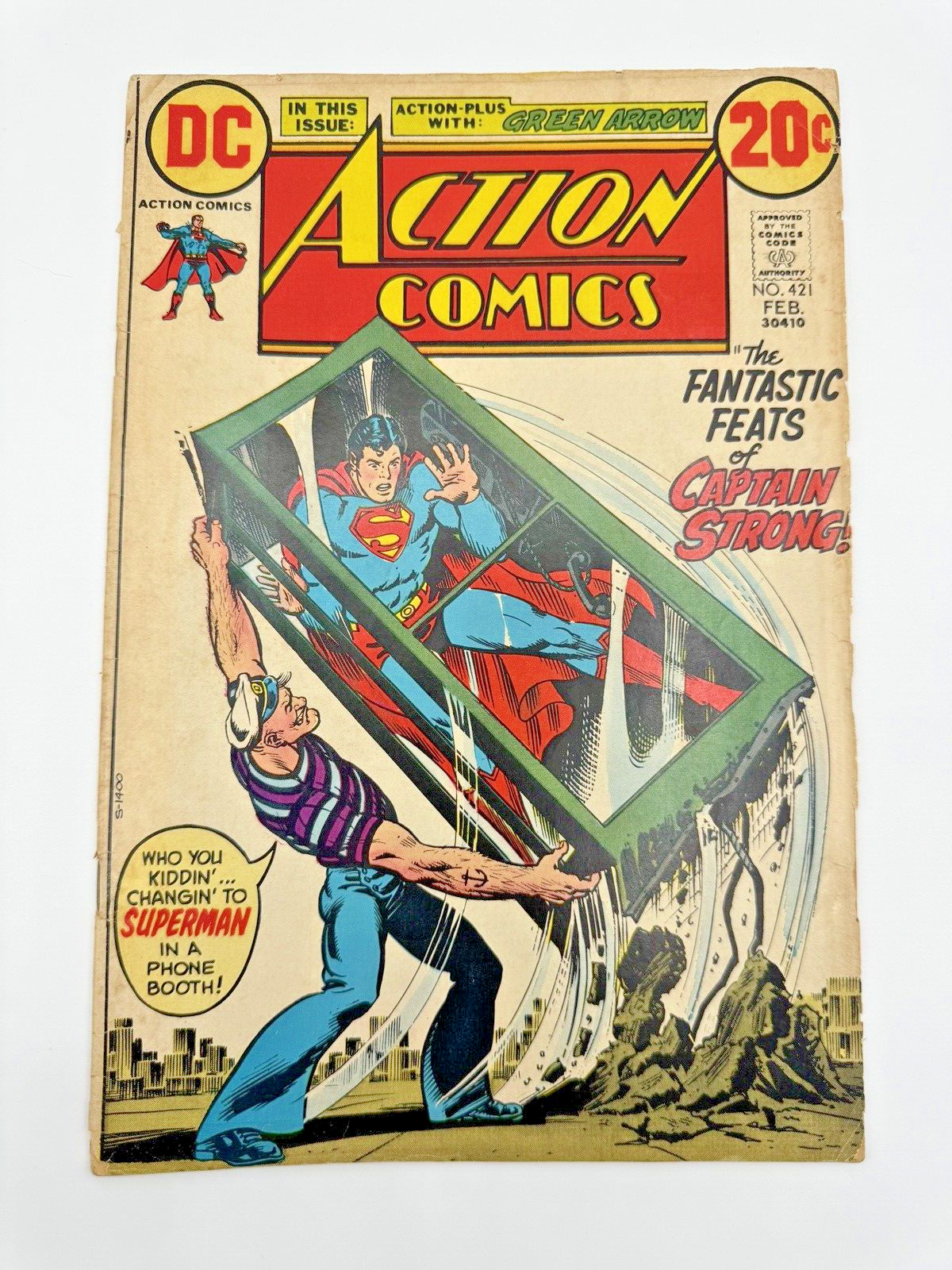 DC COMICS ACTION COMICS CAPTAIN STRONG #421 1973