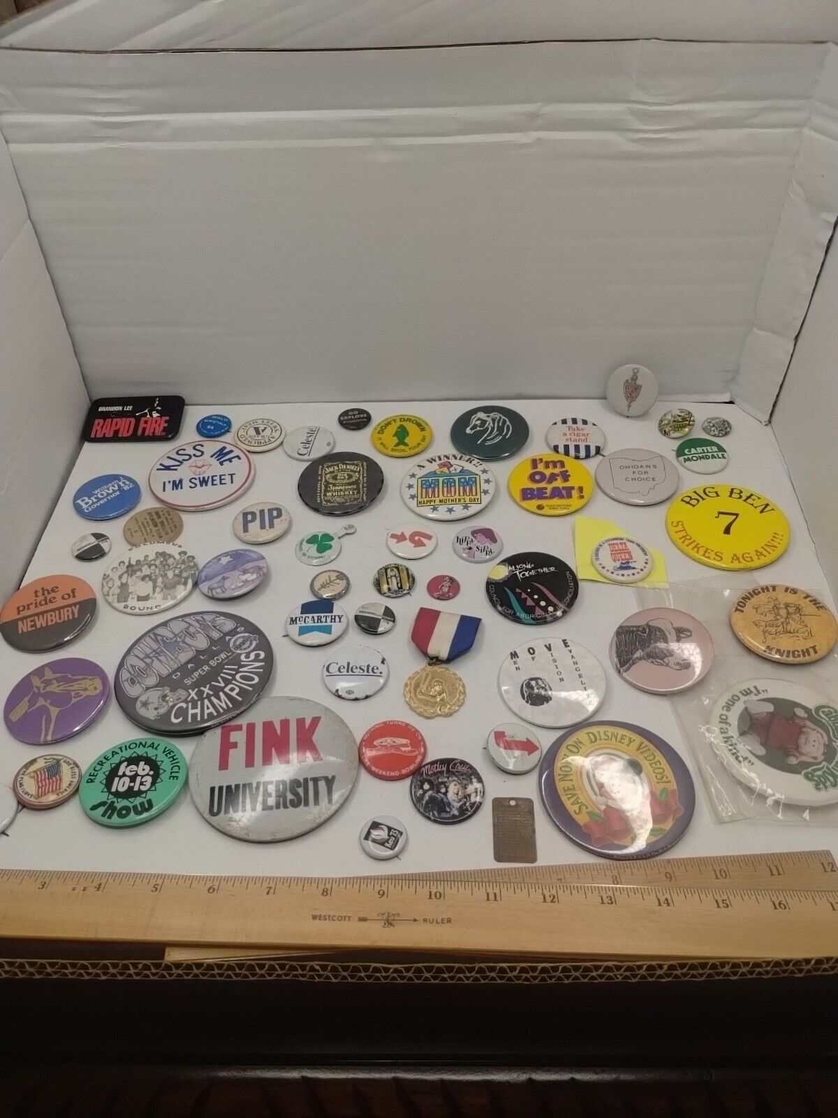 Vintage Junk Drawer Lot Pins 