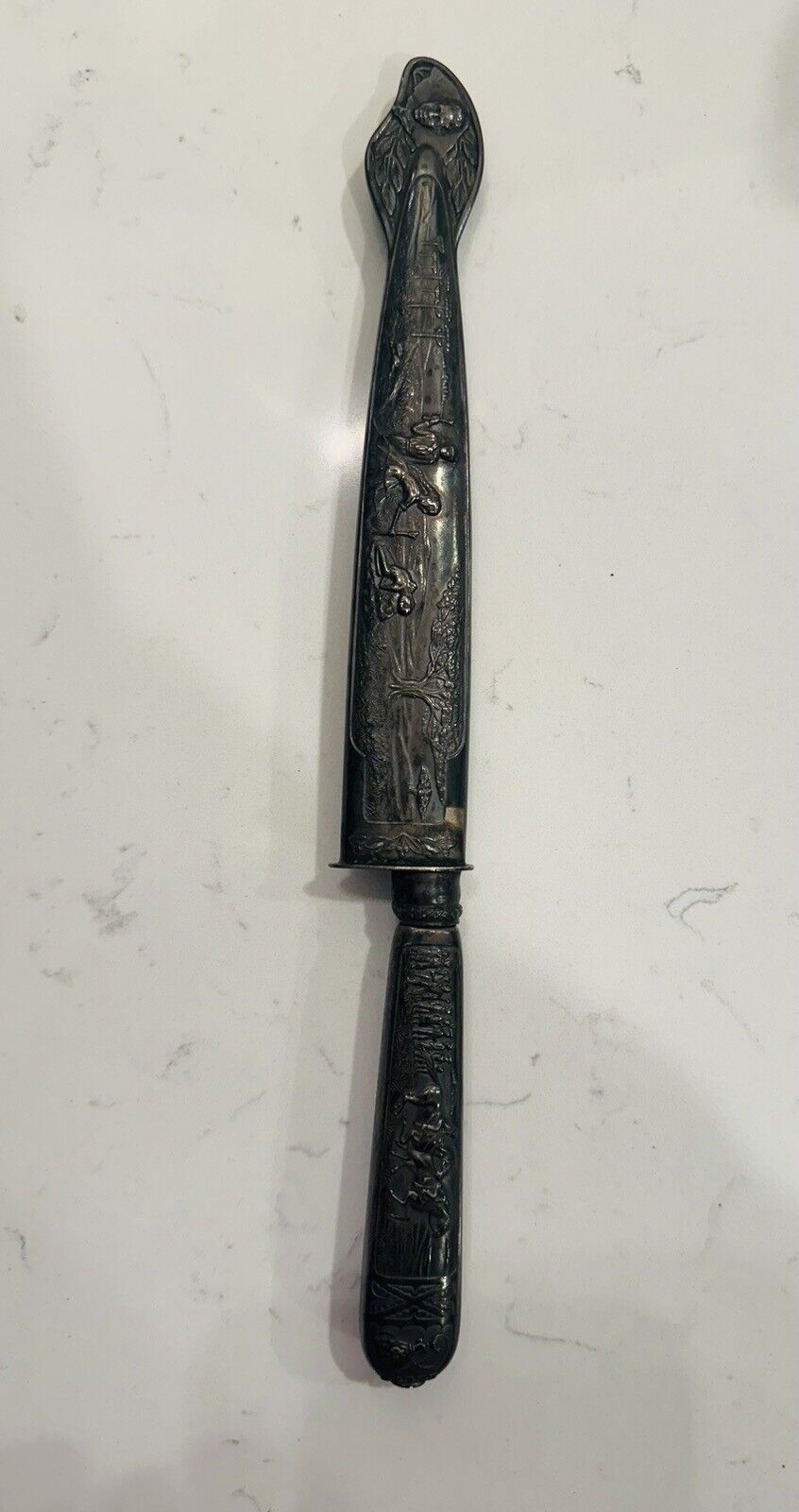 Original Vintage Eberle Gaucho Knife and Sheath - Inox Blade