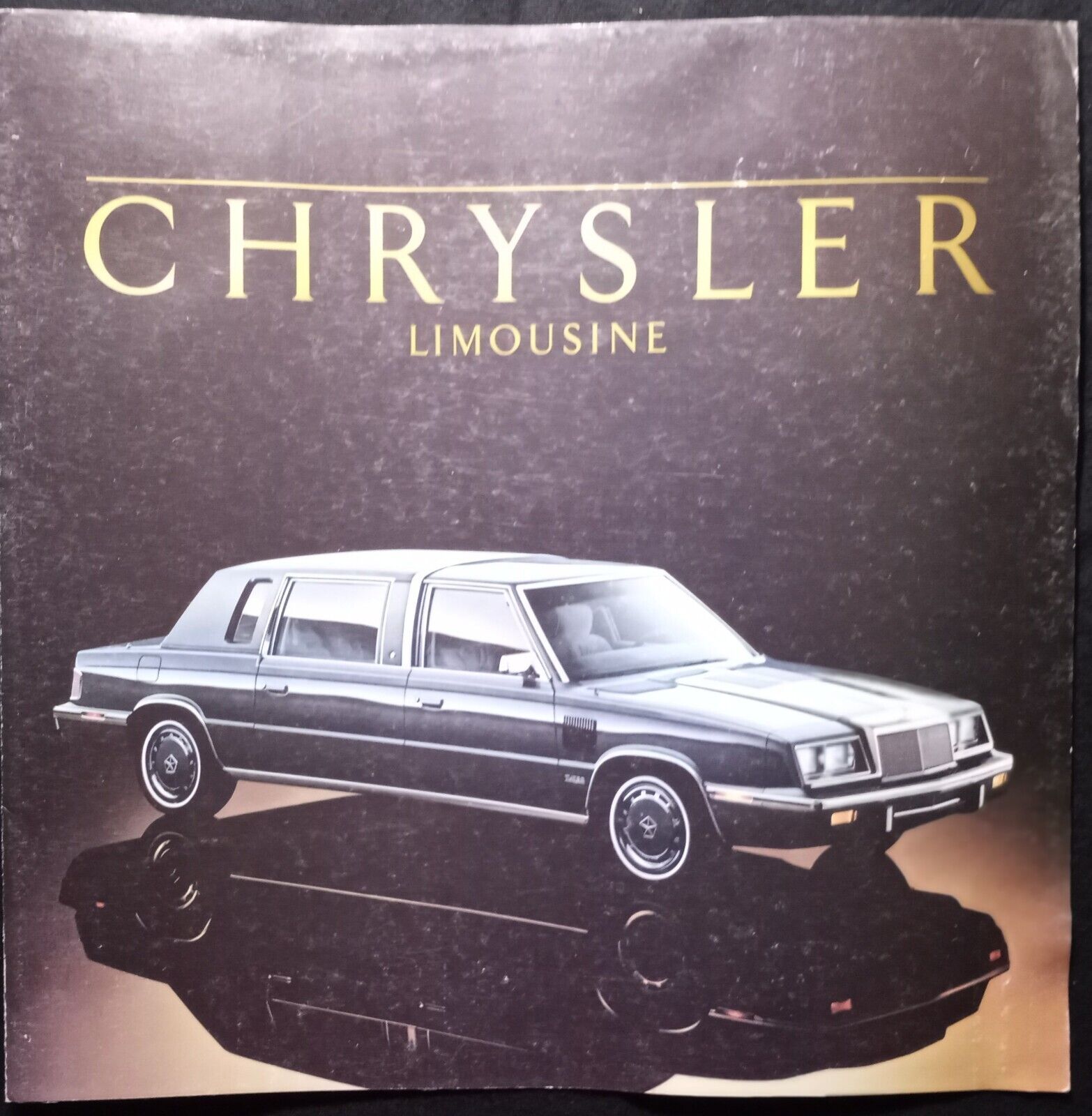 1986 Chrysler Limousine Dealership Brochure Interior Equipment Options