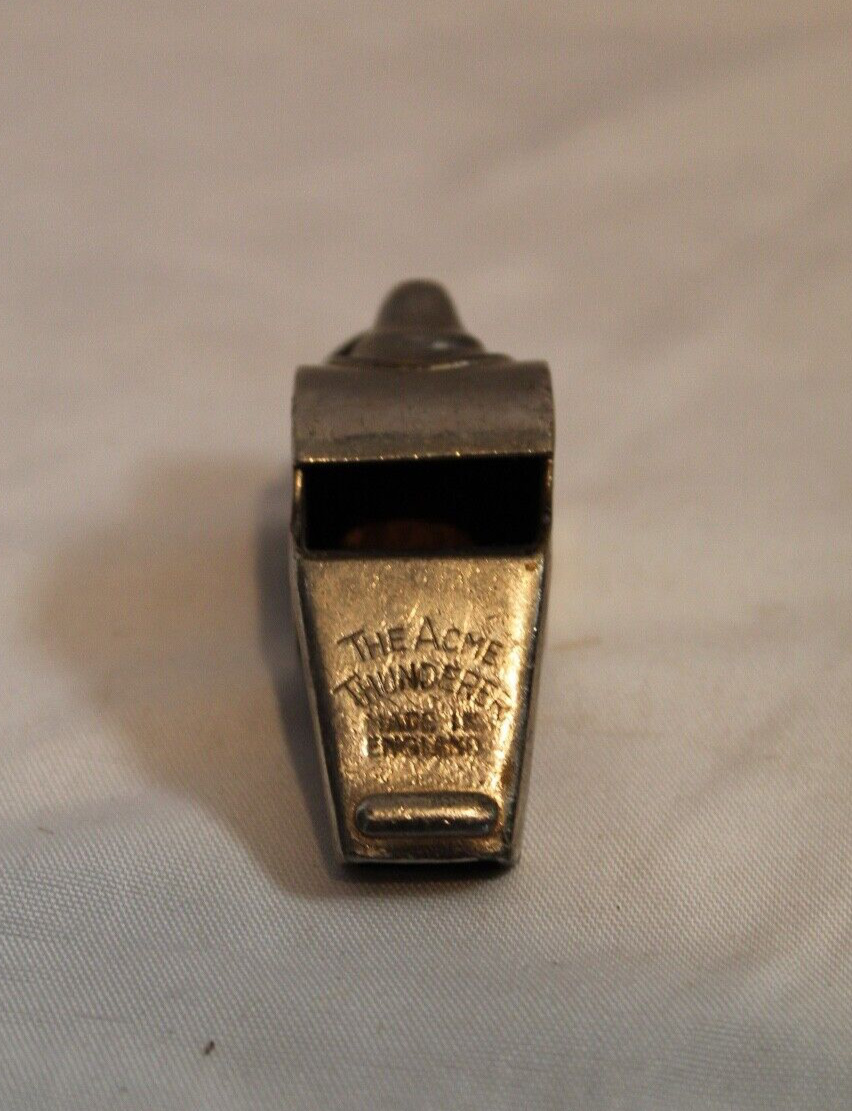1950s 60s Wilson Acme Thunderer Whistle Vintage Police Original