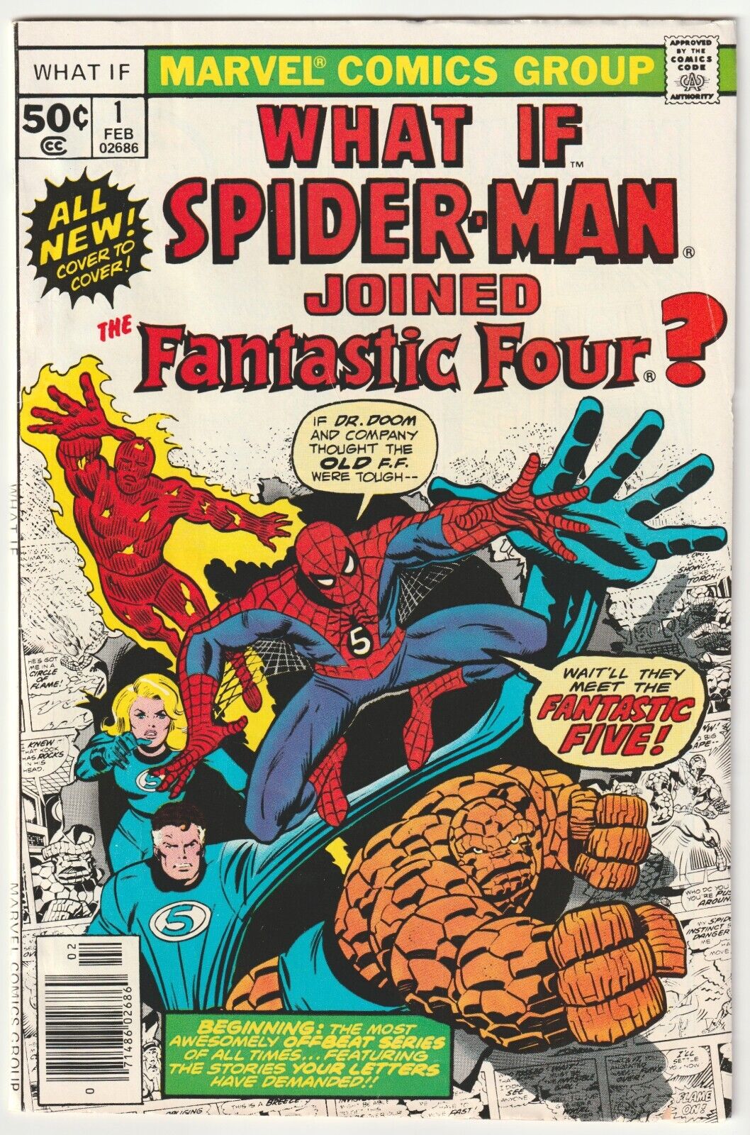 What If Spider-Man Had Joined The Fantastic Four #1 Marvel 1977