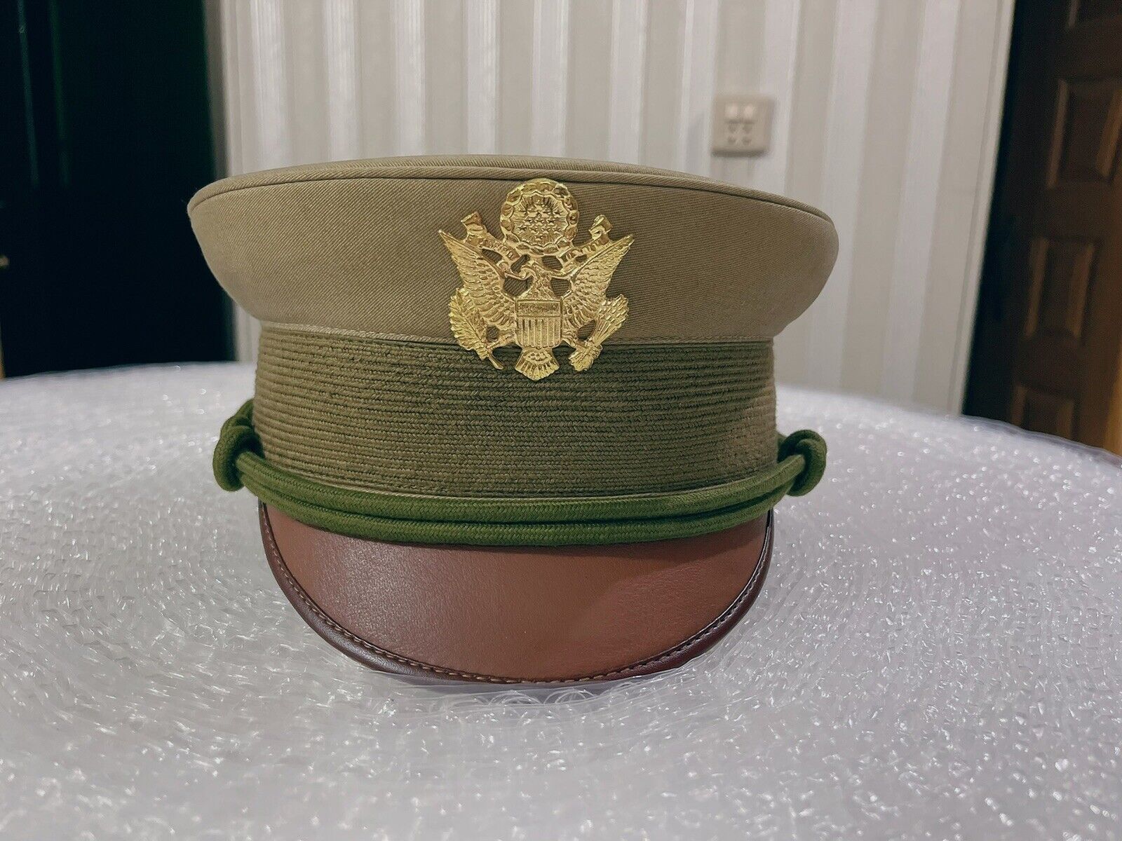Pre/Early WW1 Period Named U.S. Army Cadet Visor Hat-LAMBERTON REPLICA (NOT ORIG