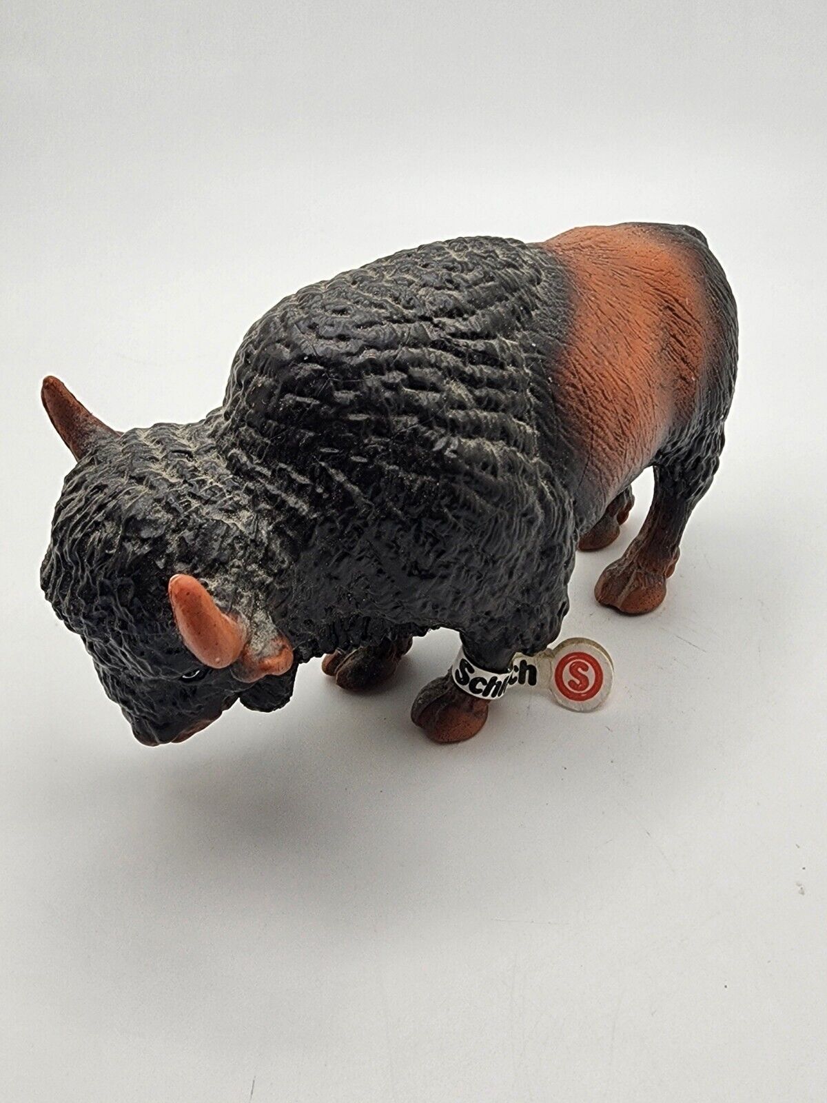 Schleich Brown American BUFFALO BISON Animal Figure With Tag 