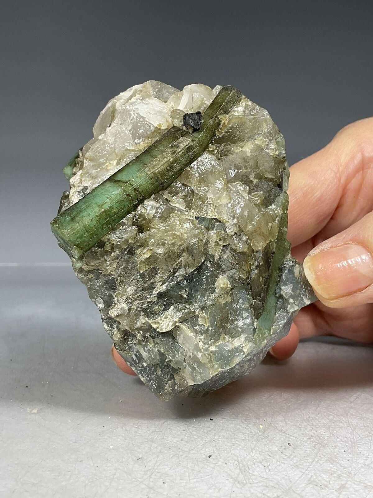 SS Rocks - Emerald in Quartz  (Limpopo, South Africa) 191g