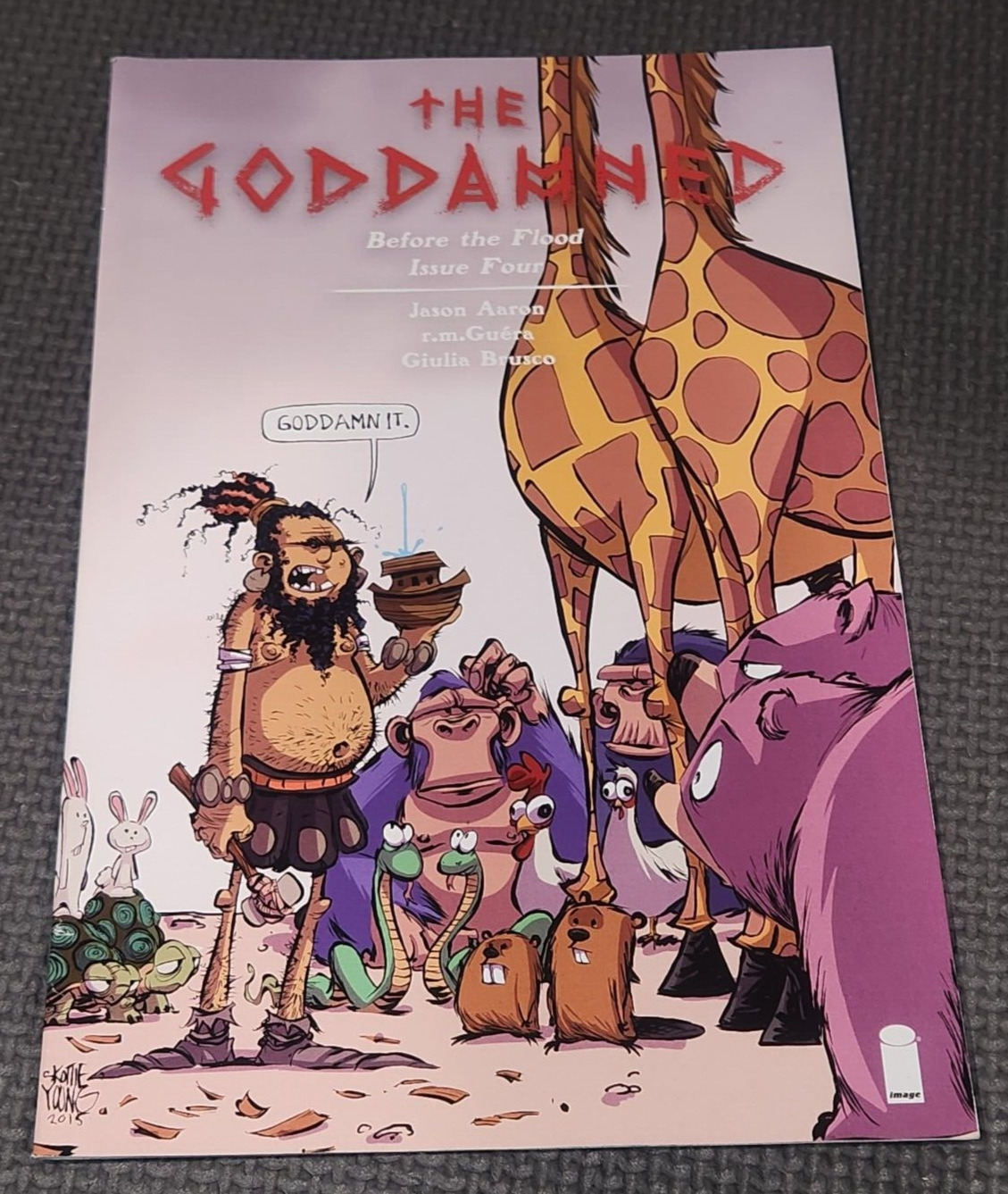 THE GODDAMNED #4 (2016) Before the Flood 1st Print Image Skottie Young Variant D