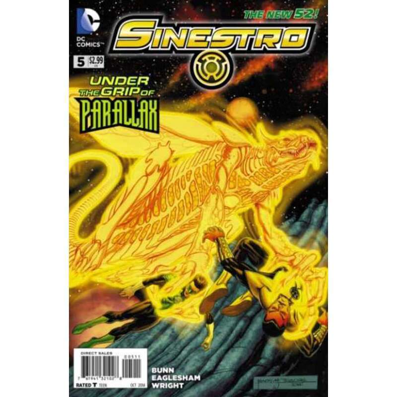 Sinestro #5  - 2014 series DC comics NM+ Full description below [d/
