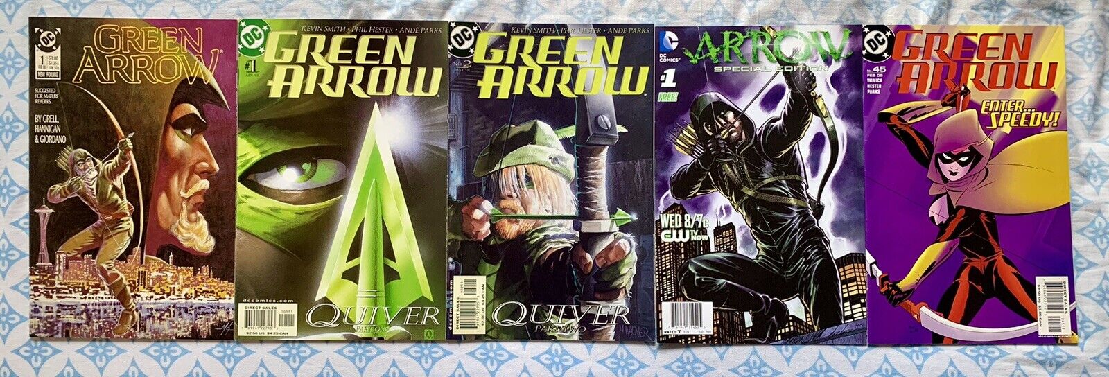 DC Comics Green Arrow Collection. Includes 1st appearance of Mia Dearden.