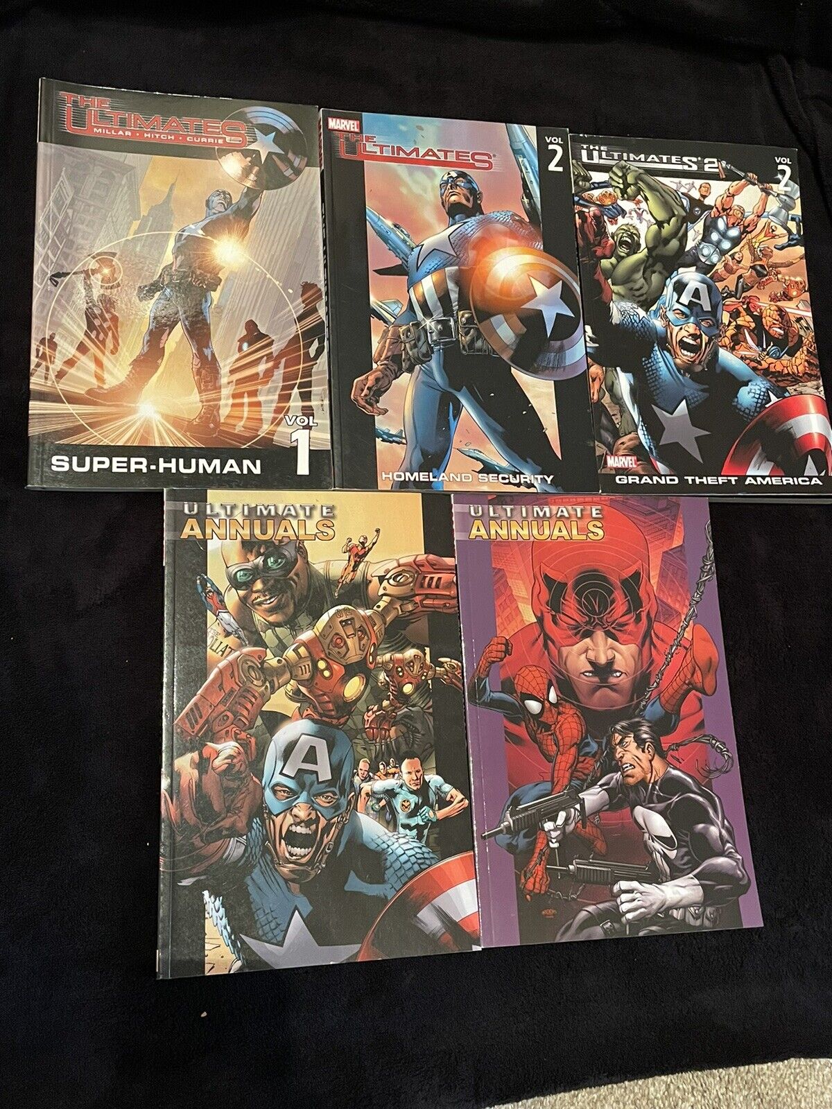 Marvel Comics The Ultimates TPB Lot Vol 1&2, 2 Annuals, 1 Part 2 Vol 2